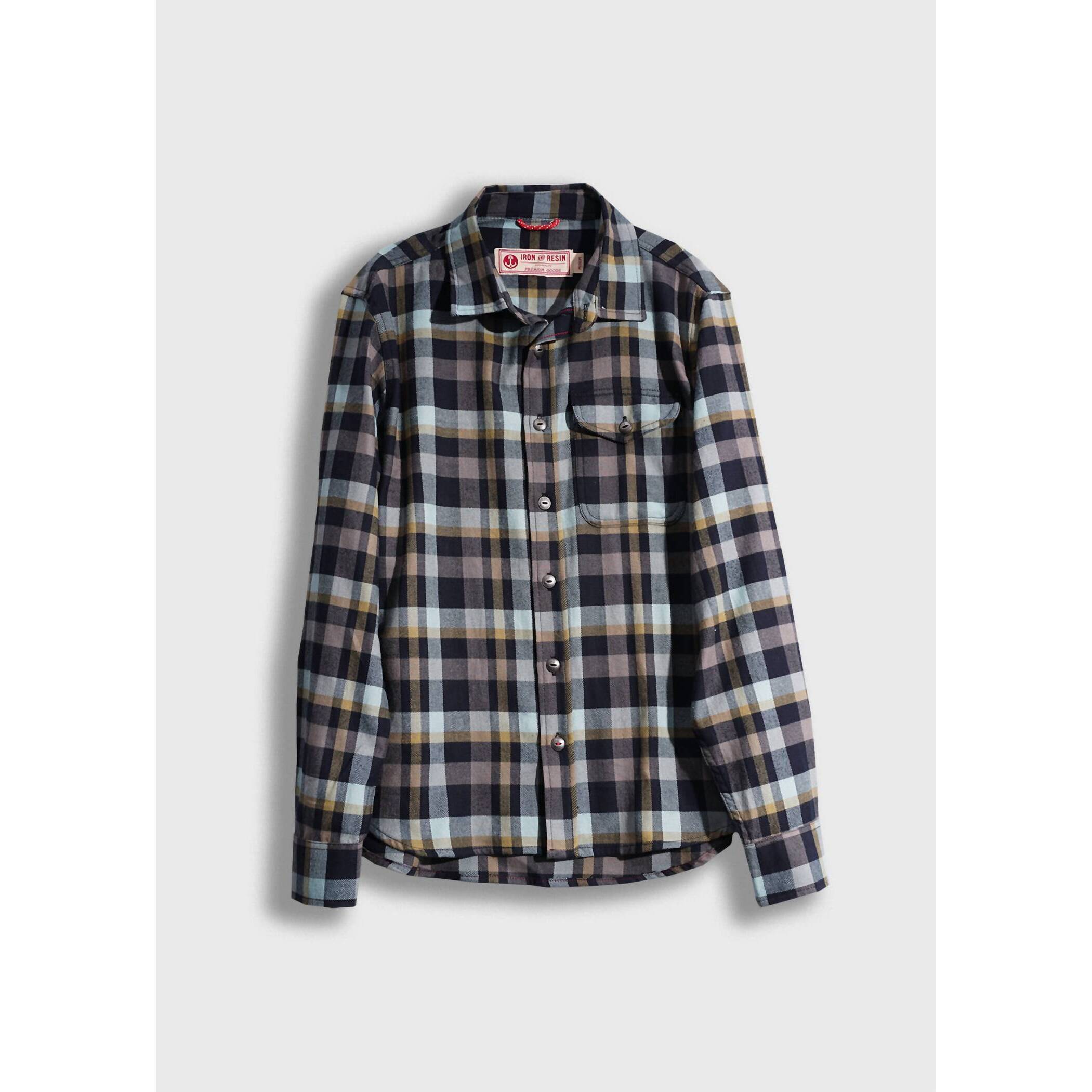 New Iron & Resin Men's Palmer Shirt In Navy
